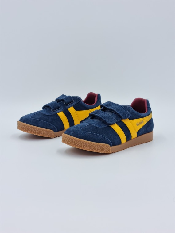 harrier strap nubuck bleu/jaune