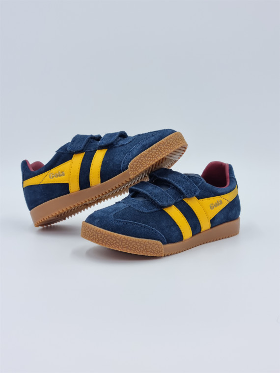 harrier strap nubuck bleu/jaune