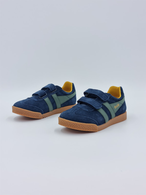 harrier strap nubuck bleu