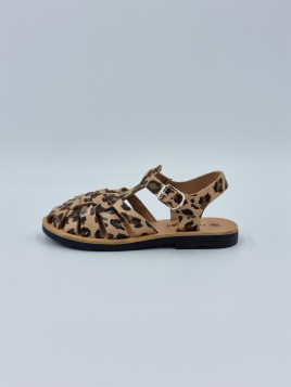 sunville cuir léopard