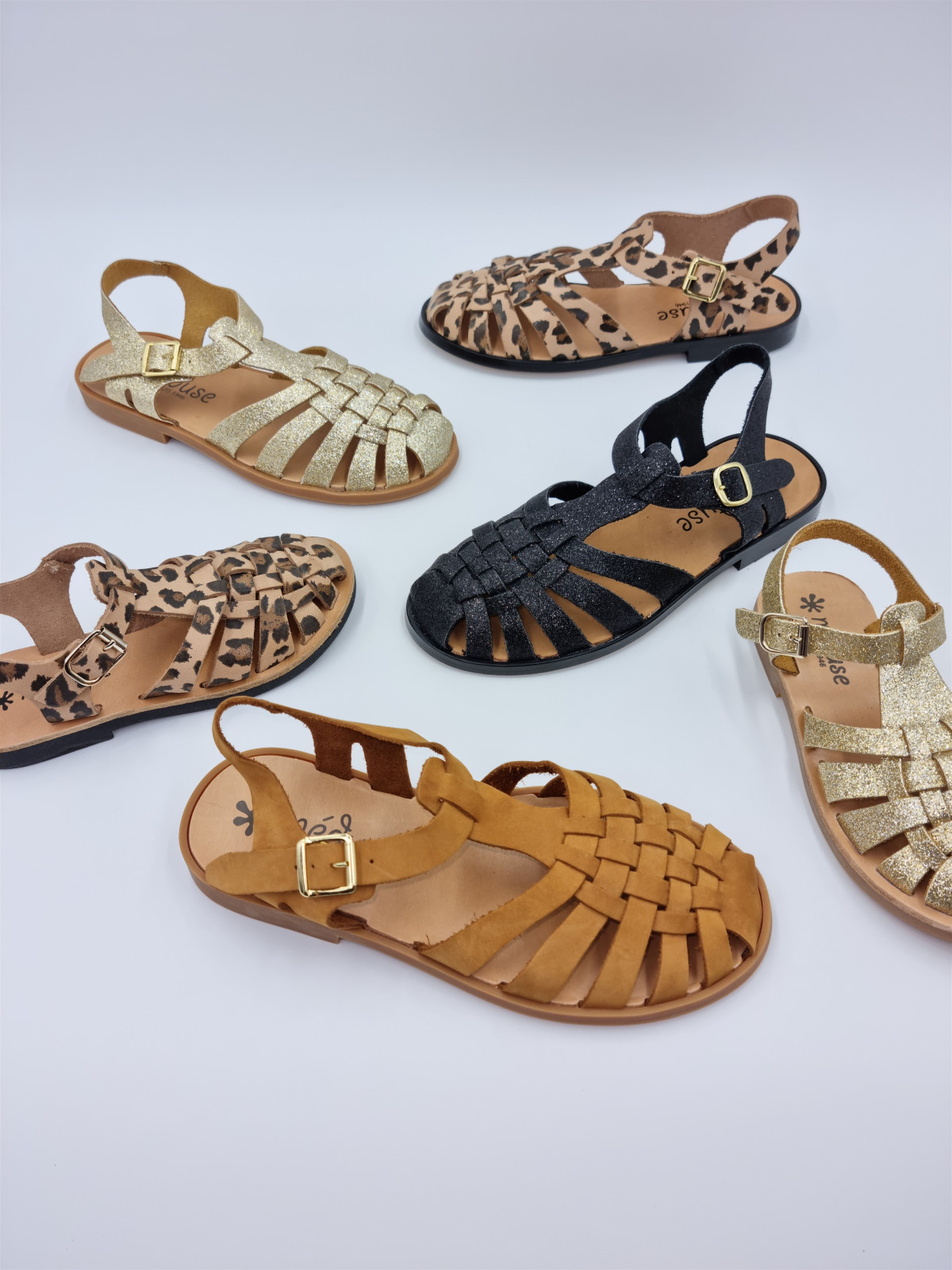 sunville cuir léopard
