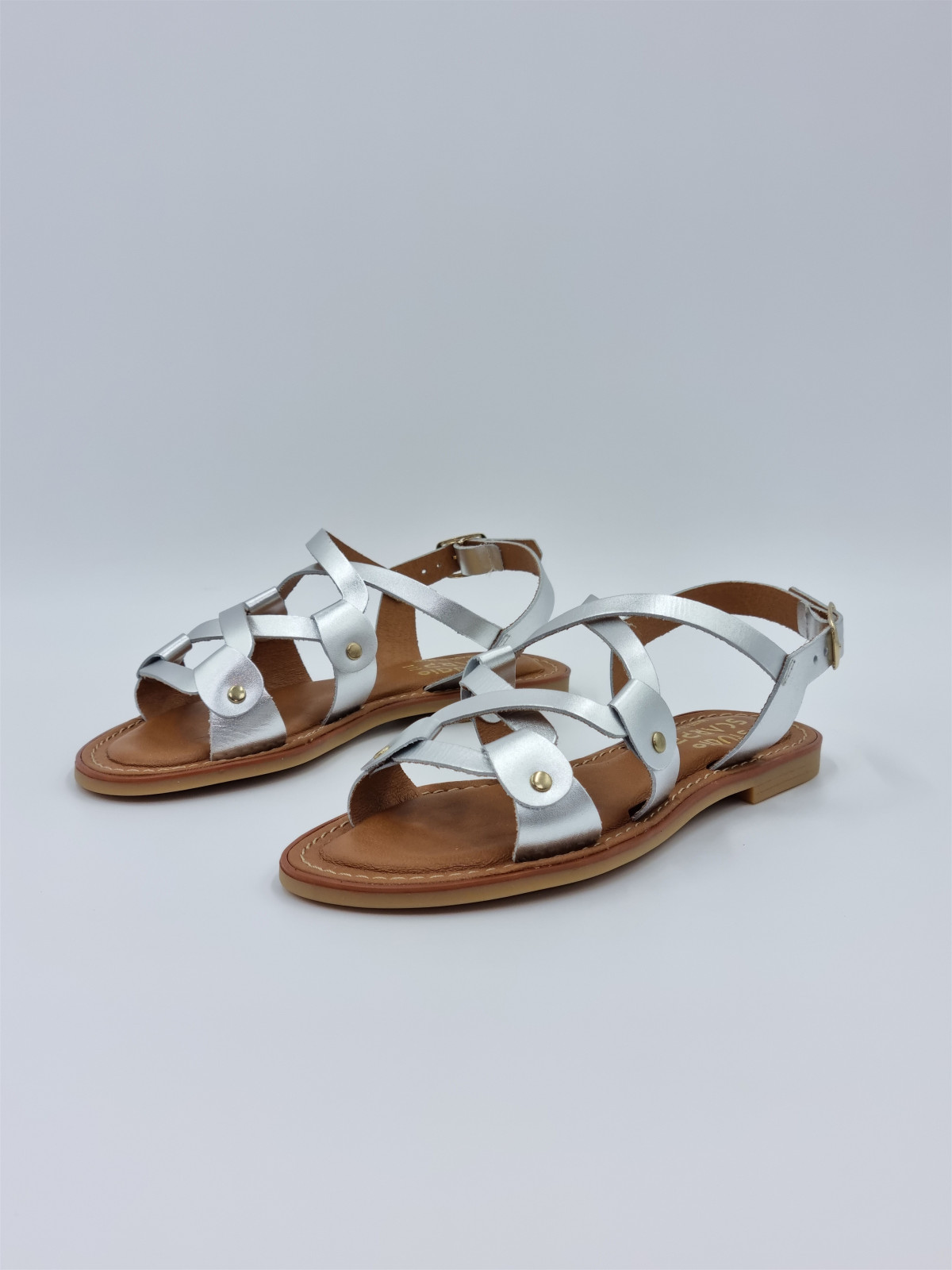 77418 cuir argent