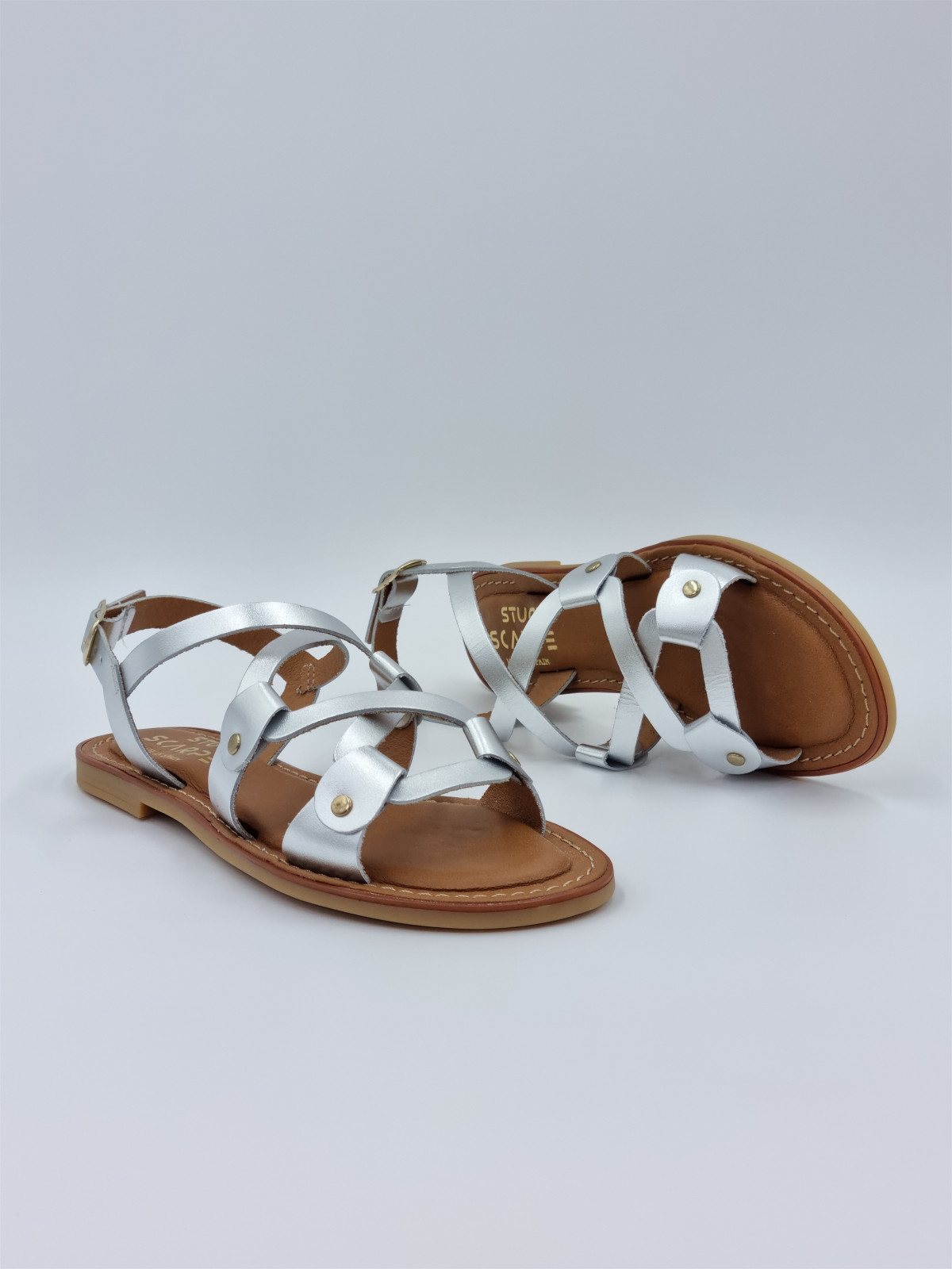 77418 cuir argent