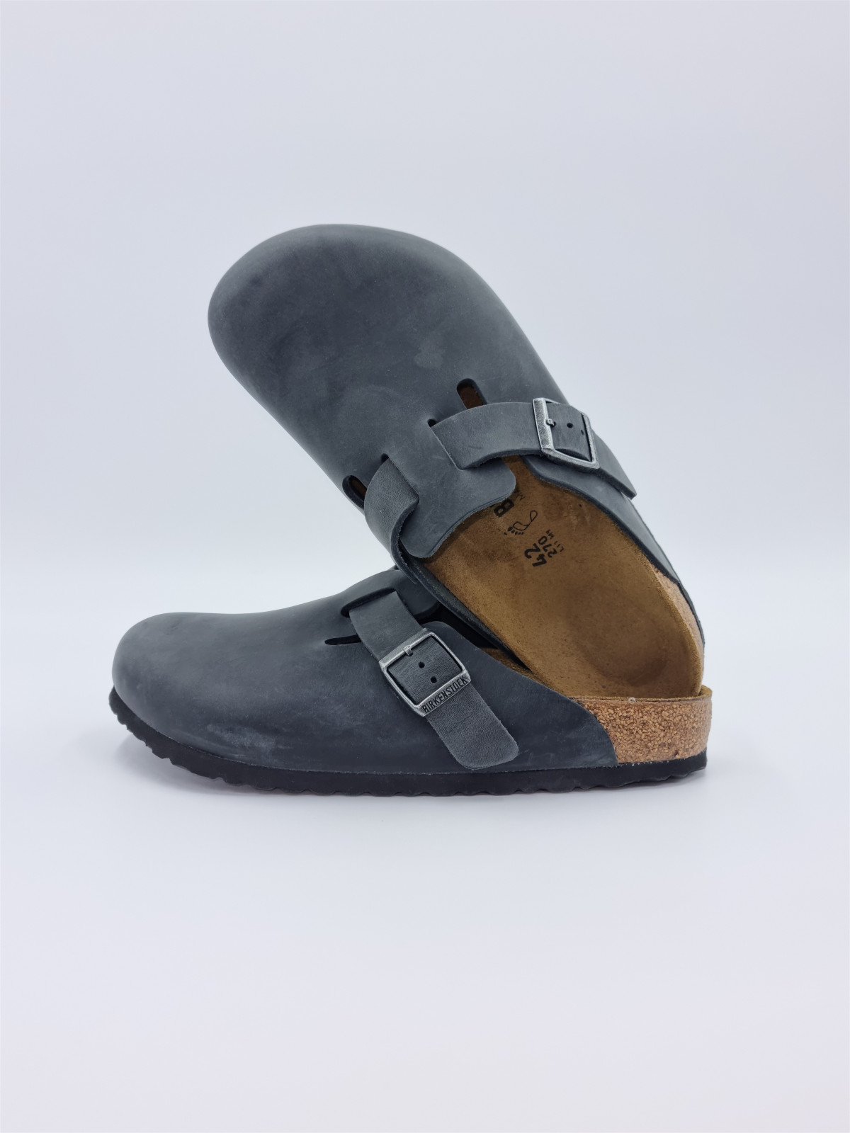 boston cuir oiled noir