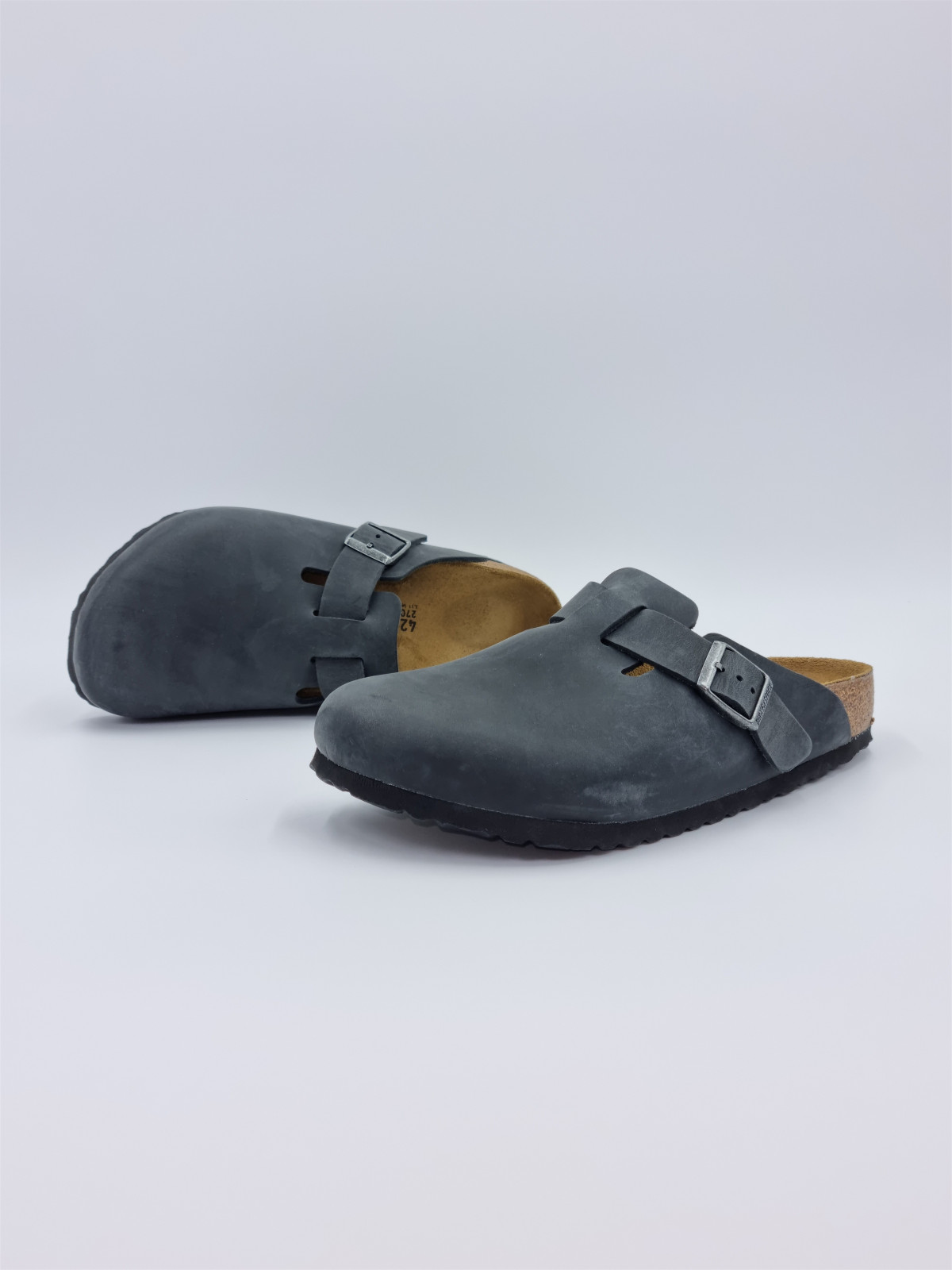 boston cuir oiled noir