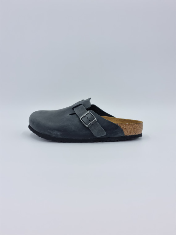 boston cuir oiled noir