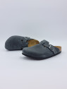 boston cuir oiled noir