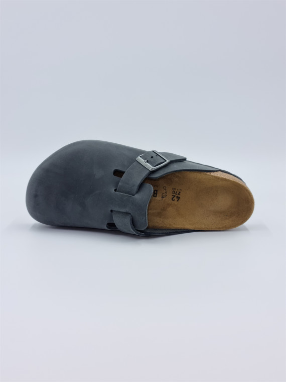 boston cuir oiled noir