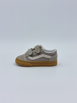 old skool v. nubuck/textile gray/gum