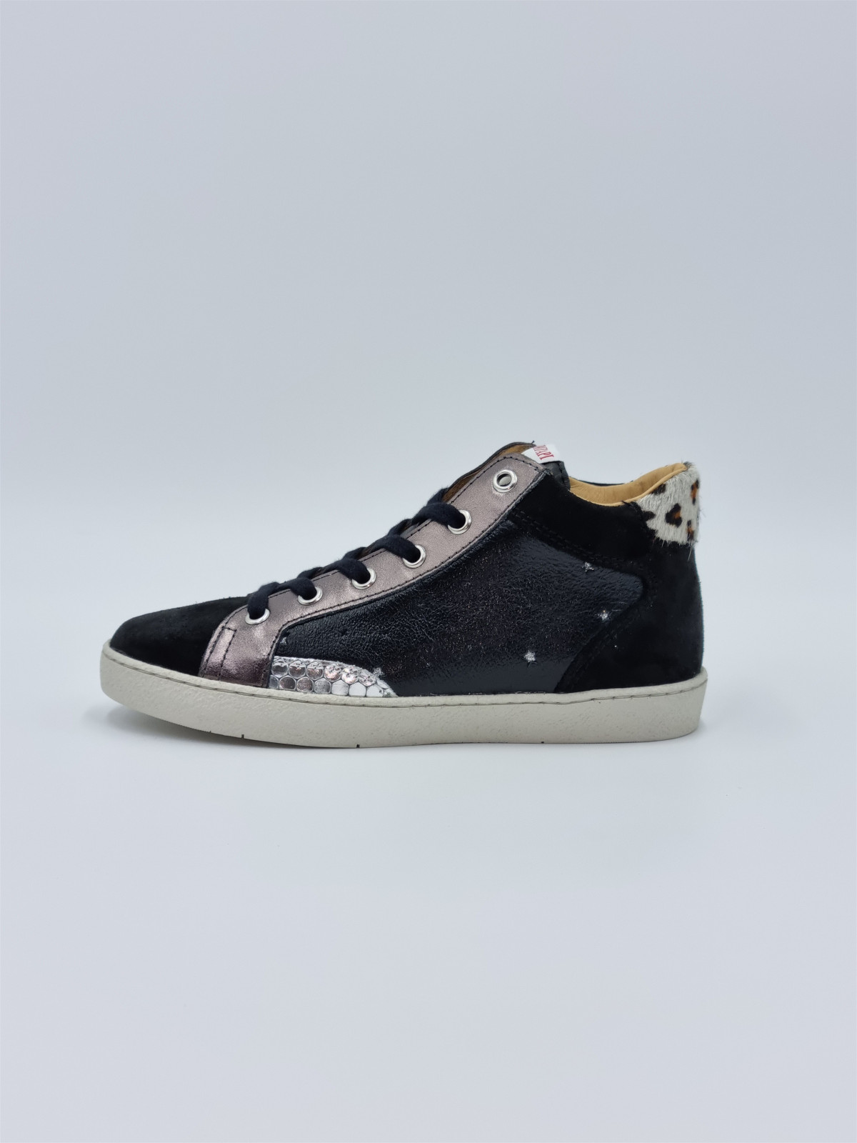 top touch lace velours-nappa g noir