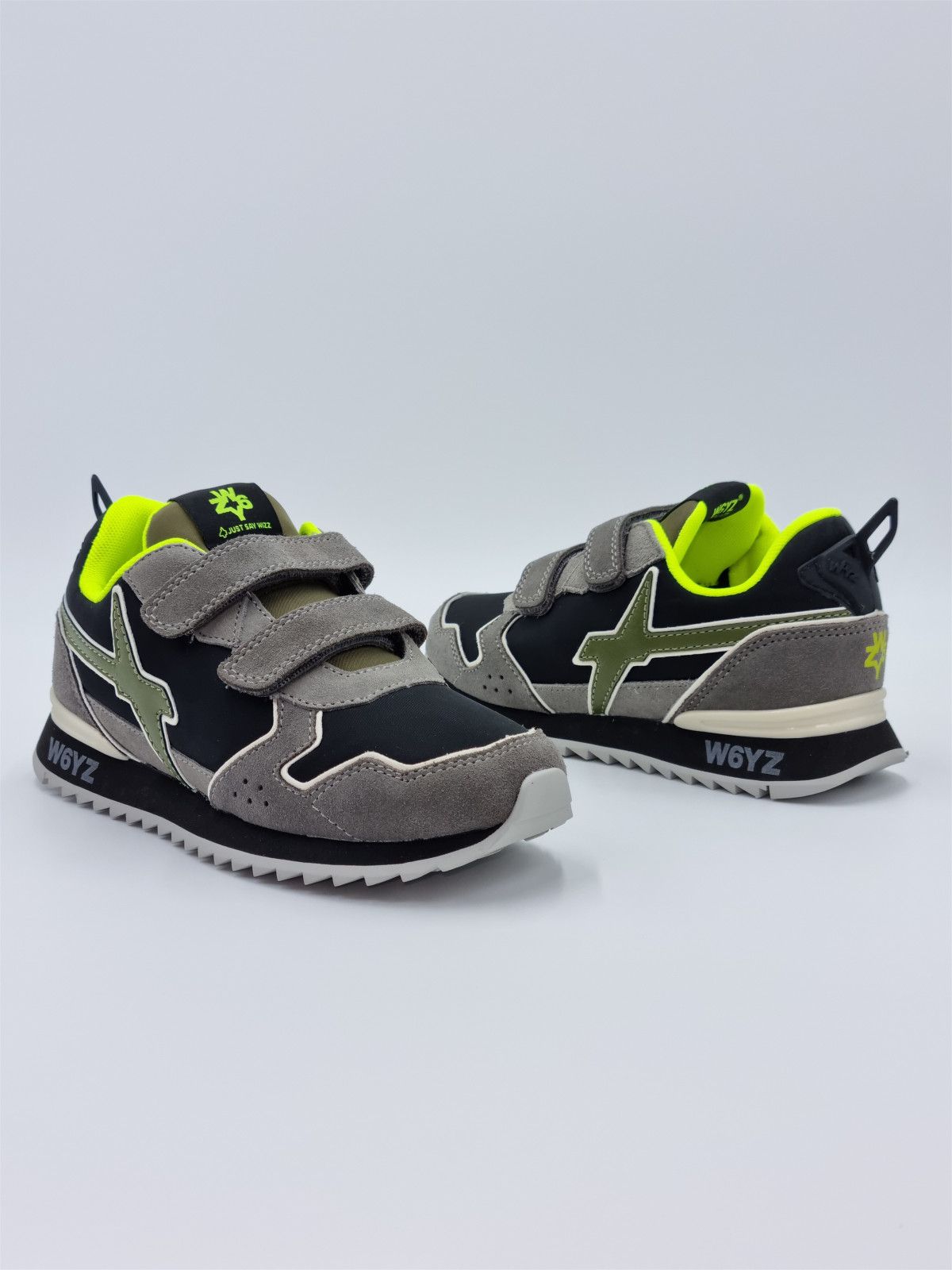 jet vl-j suede/nylon/fabric gris fonce