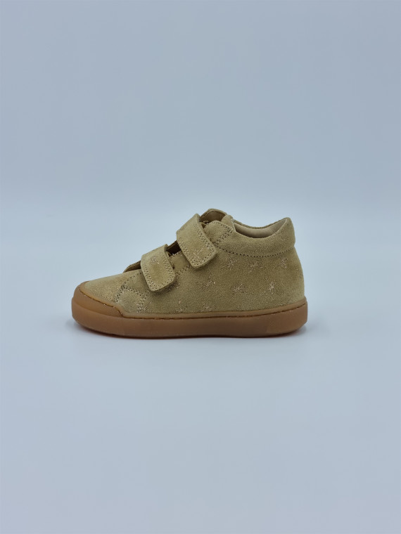 snopes vl suede pr.glitter mini bows/suede glitter beige
