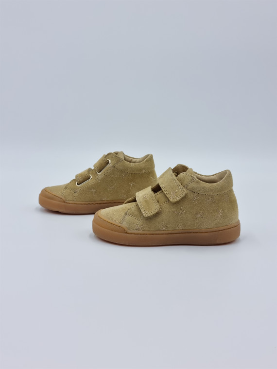 snopes vl suede pr.glitter mini bows/suede glitter beige