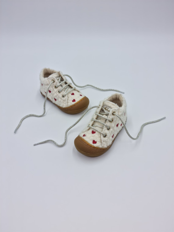 cocoon embrhearts fur curly blanc