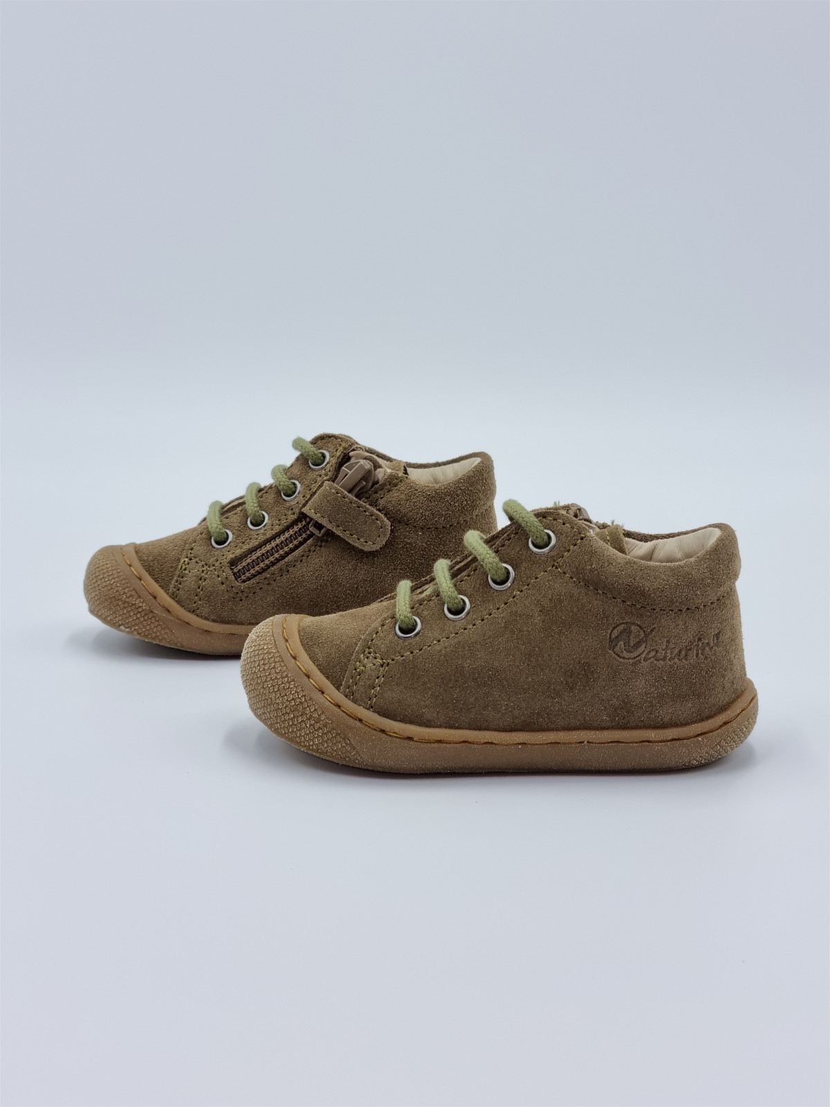 cocoon zip suede marron