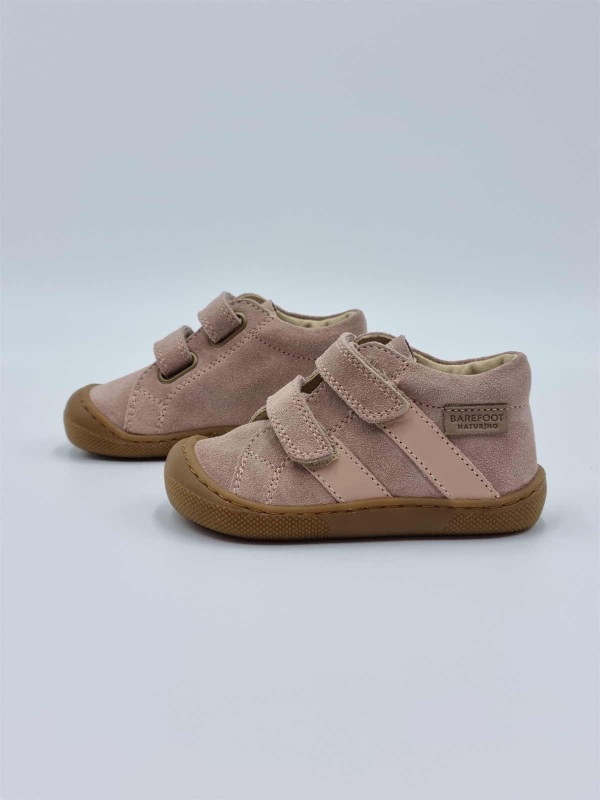 barefoot sabby vl suede/calf sole honey rose