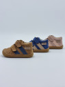 barefoot sabby vl suede/calf sole honey marron