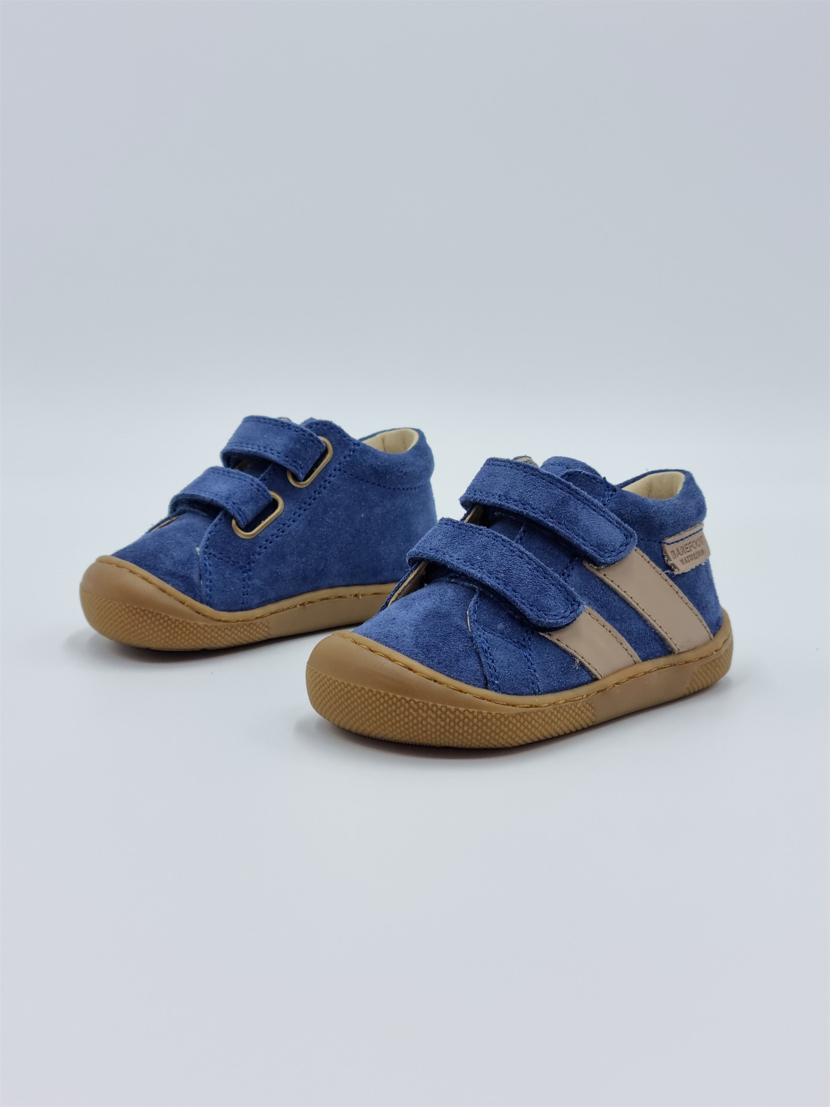 barefoot sabby vl suede/calf sole honey bleu