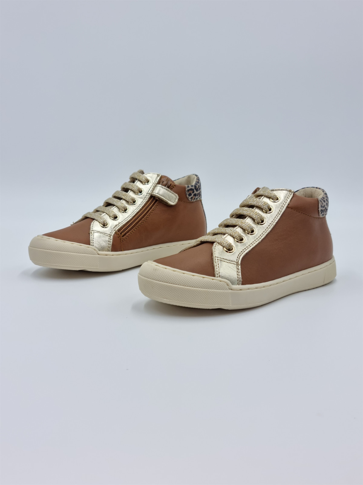 lovan zip nappa/jaguar/metallic spazz. cuir