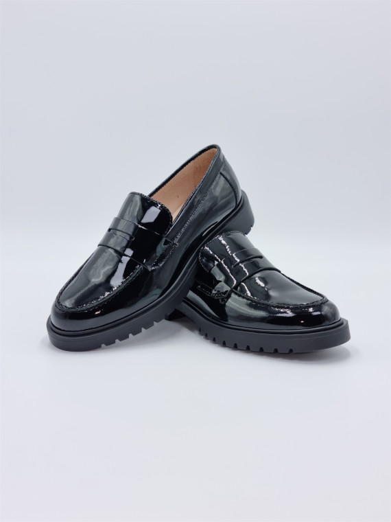 80011 vl cuir vernis noir