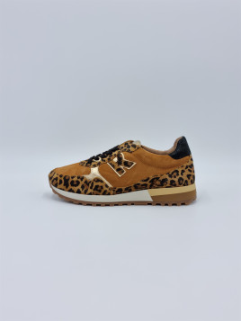 mania cuir/velours leo chamois