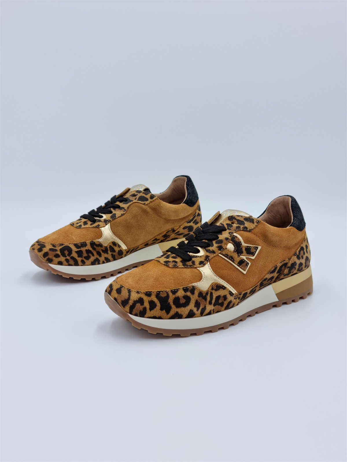 mania cuir/velours leo chamois