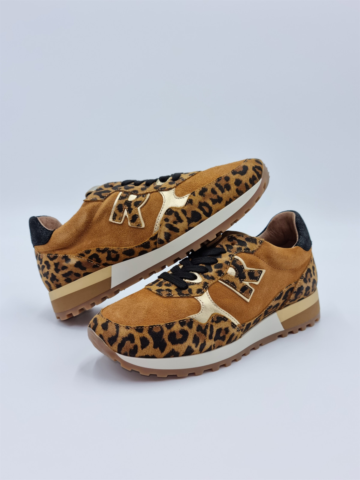 mania cuir/velours leo chamois