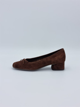 kyriel cuir velours cacao