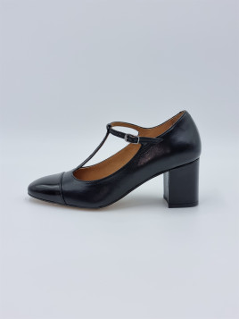 blossom cuir/vernis Noir