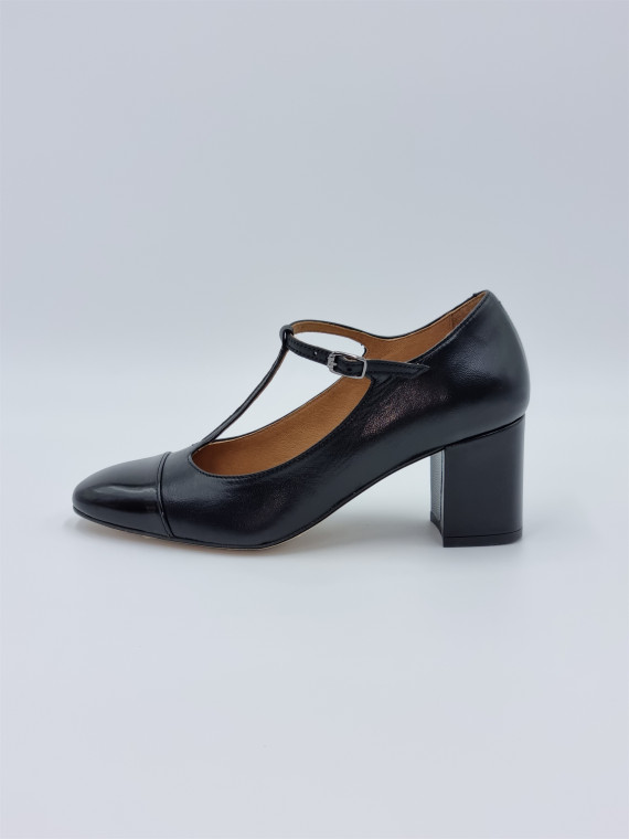 blossom cuir/vernis Noir