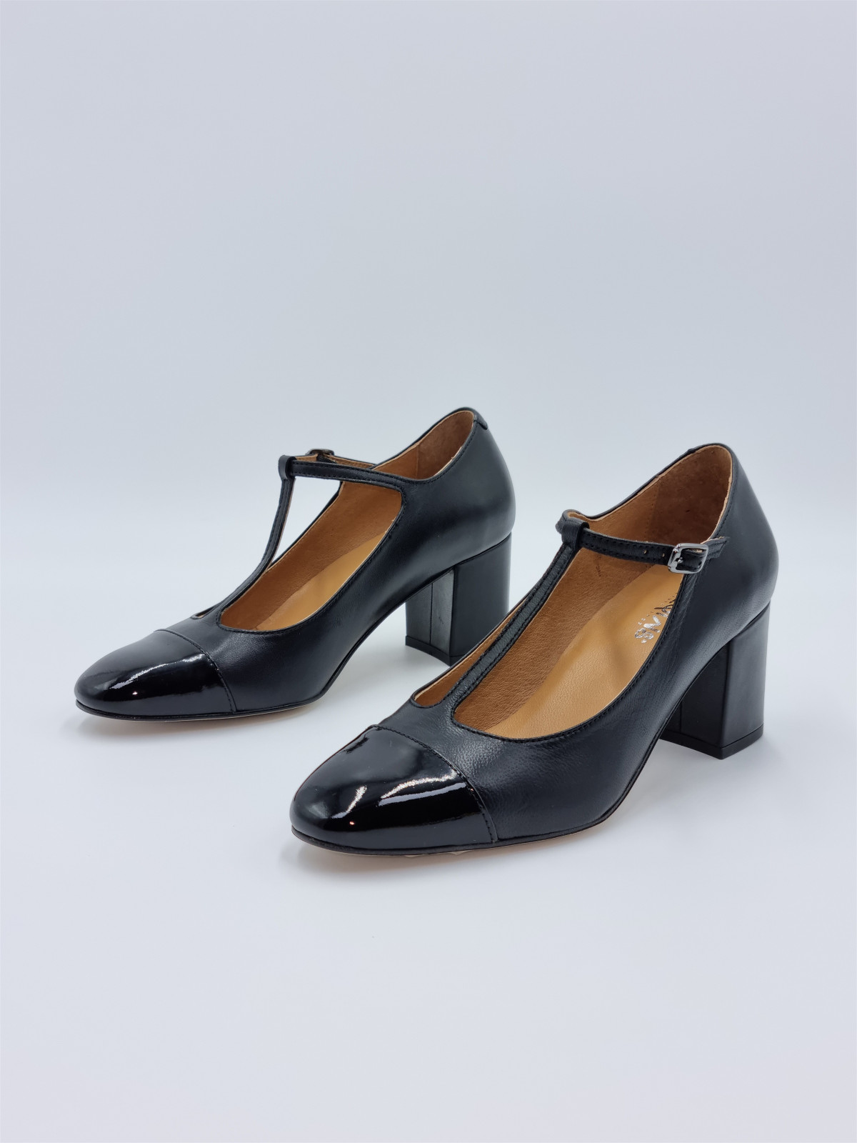 blossom cuir/vernis Noir