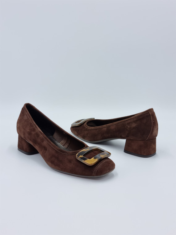 kornelia cuir velours cacao
