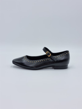 texane cuir rock noir/rock