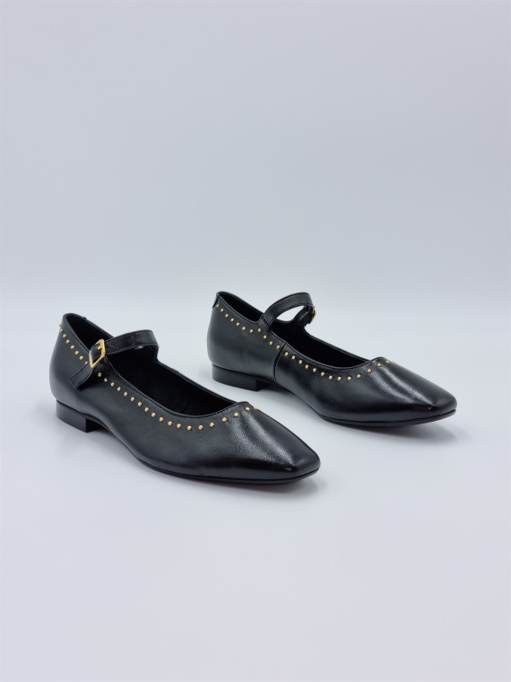 texane cuir rock noir/rock