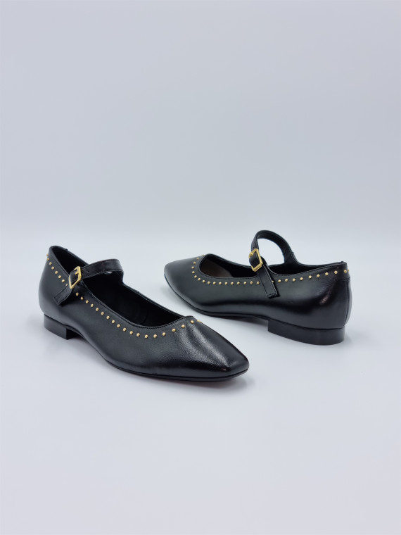 texane cuir rock noir/rock