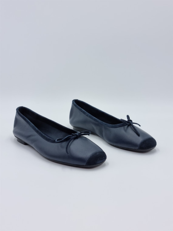 harmony. cuir/cuir velours marine