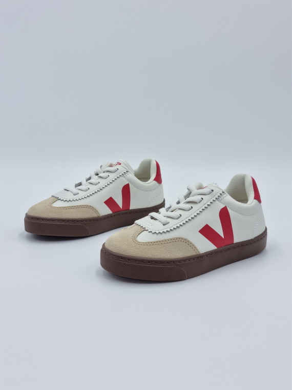 volley cuir/textile white_pekin_bark