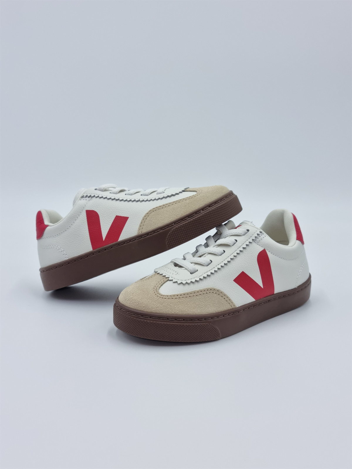 volley cuir/textile white_pekin_bark