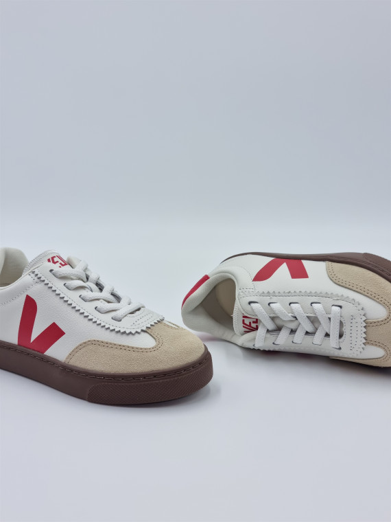 volley cuir/textile white_pekin_bark