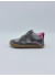 barefoot kesy high w suede/fabric lin.spina gris fonce