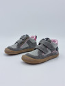 barefoot kesy high w suede/fabric lin.spina gris fonce