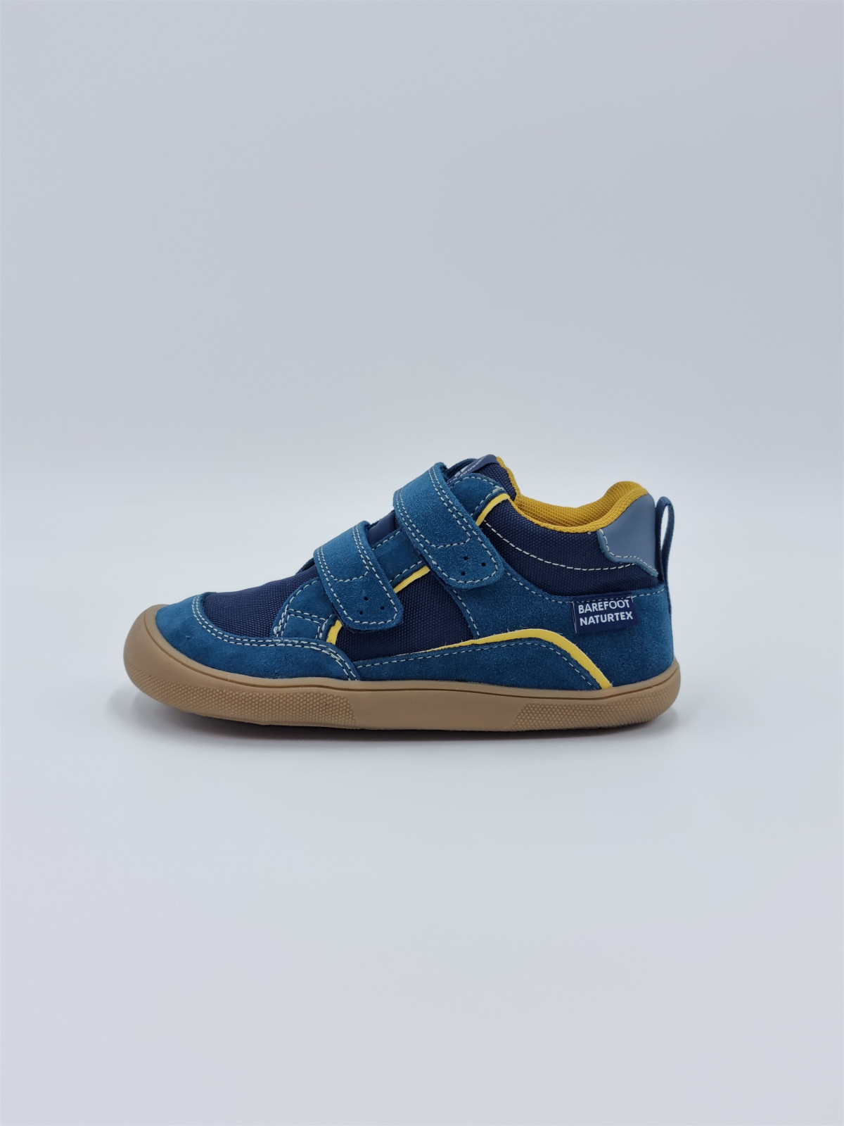 barefoot kesy high w suede/fabric lin.spina bleu ciel