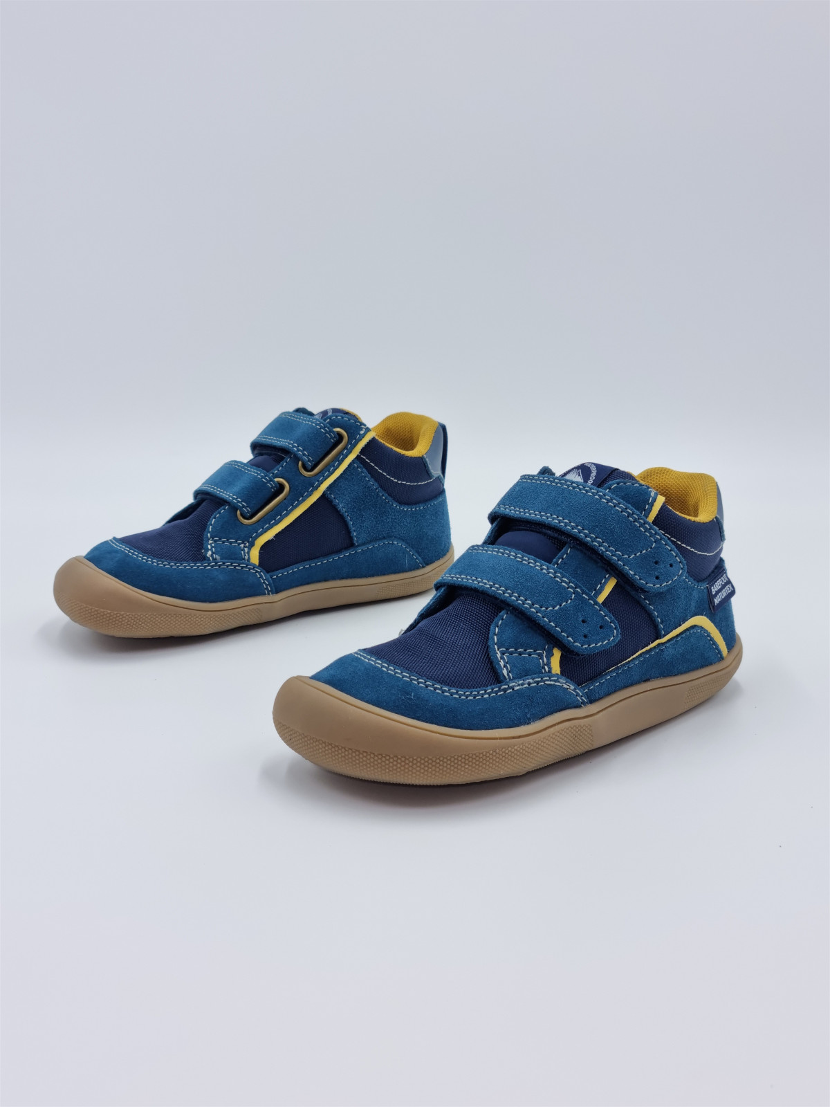 barefoot kesy high w suede/fabric lin.spina bleu ciel