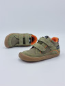 barefoot kesy high w suede/fabric lin.spina vert militaire