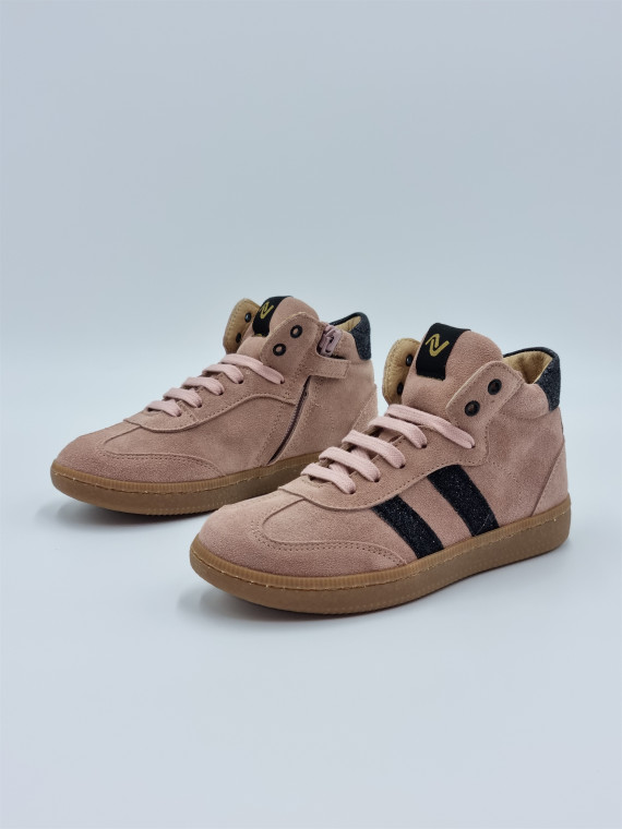 25357 zip velours rose