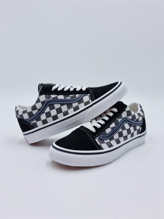 old skool. nubuck/textile bleu