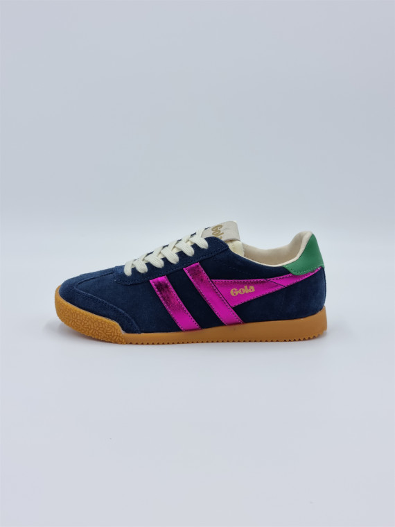 elan glitz cuir navy/fuschia