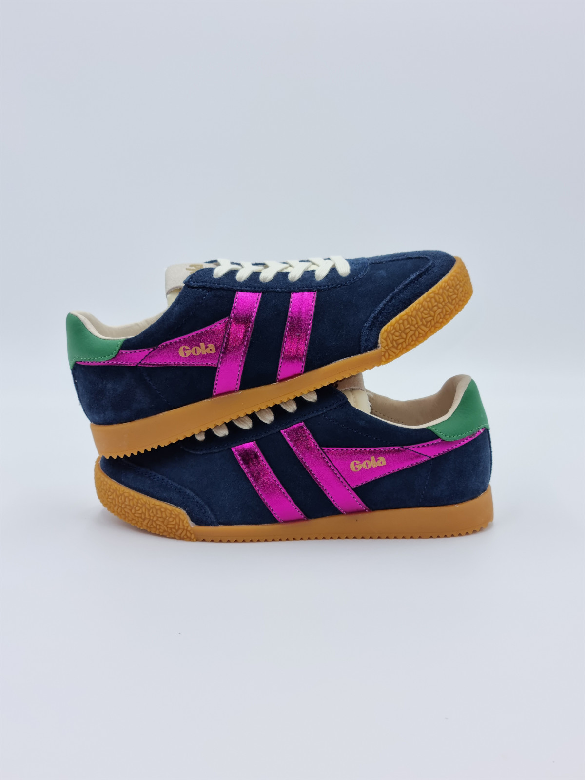 elan glitz cuir navy/fuschia