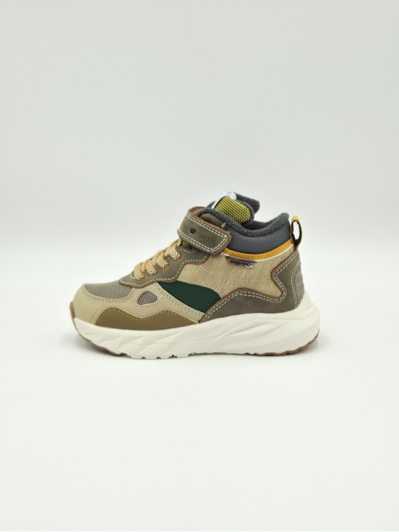 pow dry tex suede-nylon topo-ocre-green
