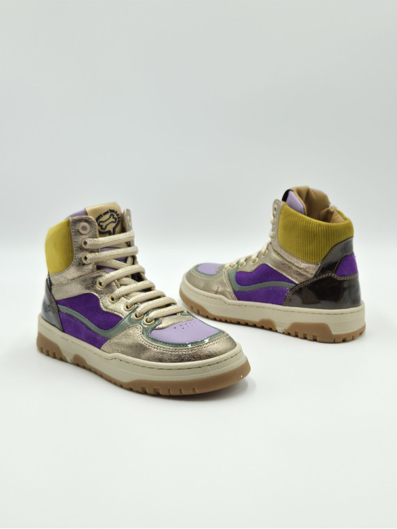 karin cuir violet